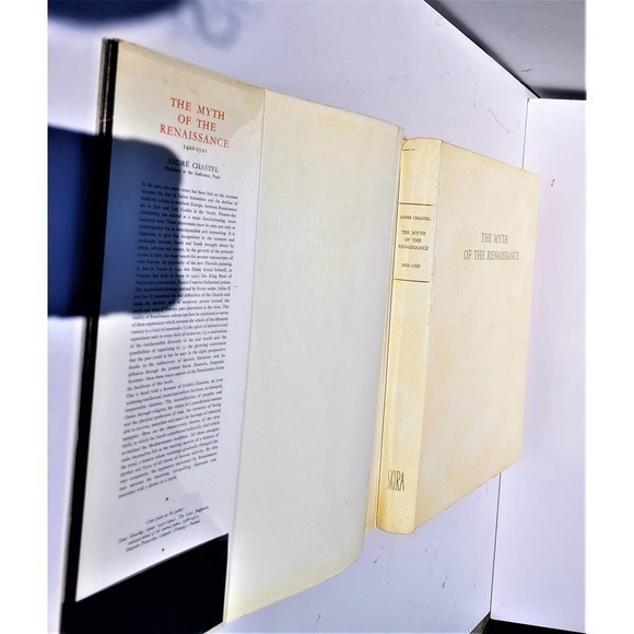 The Myth Of The‎ Renaissance by Andre Chastel, Art History 1969 Hardcover Book - Picture 7 of 11
